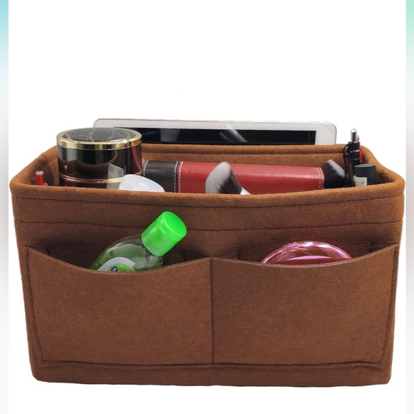 COPY - Purse Organizer Insert, Bag in Bag Felt Fabric Handbag Organizer - Picture 3 of 10